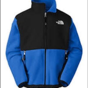 Youth (M) North Face Denali Jacket in Blue